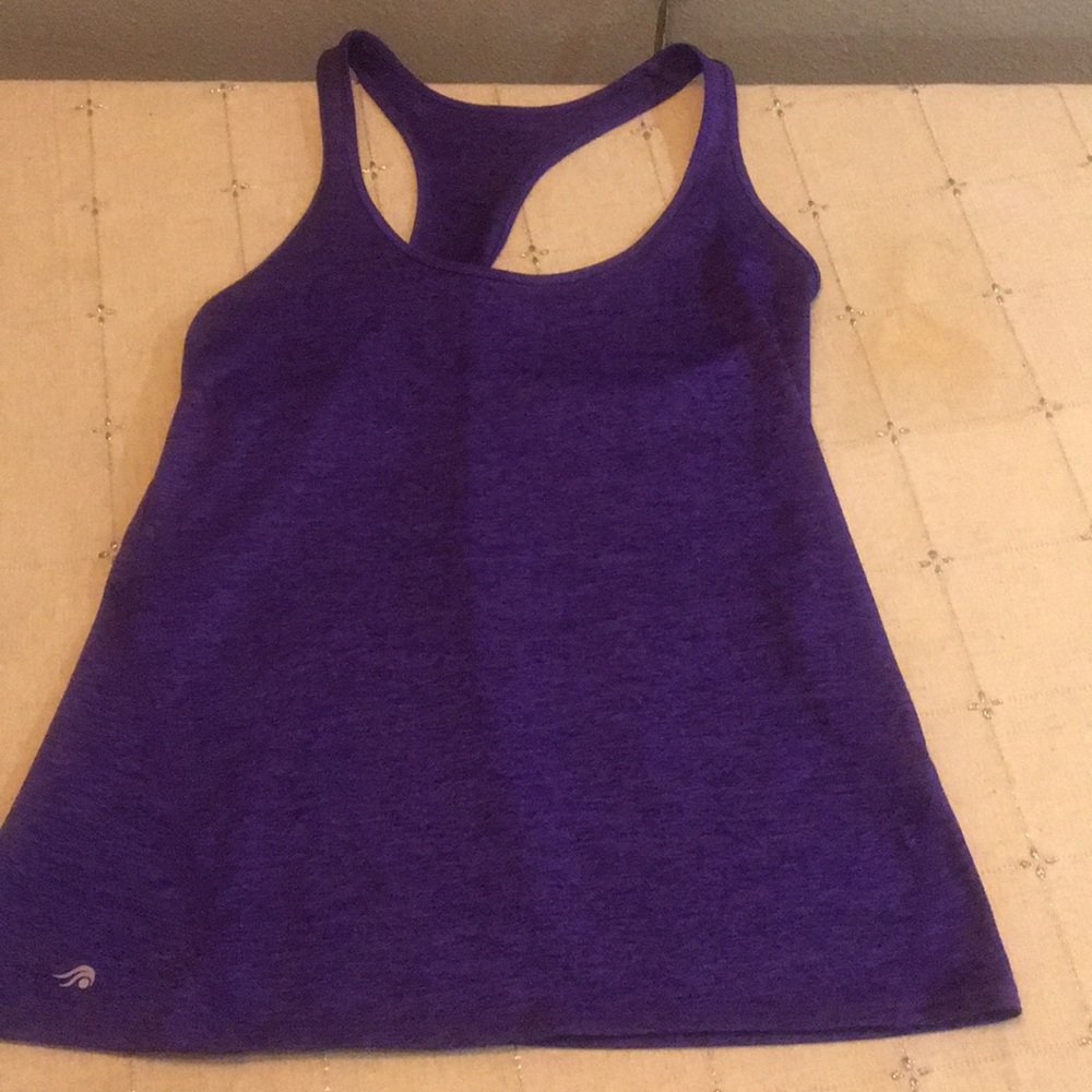 Gorgeous Purple color- racer back workout tank